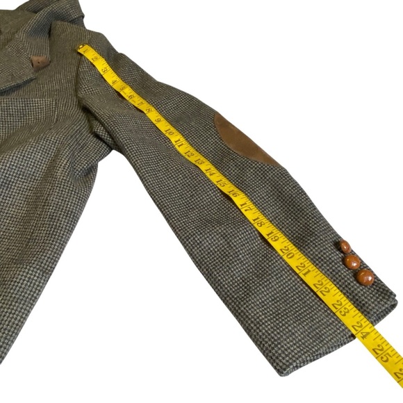 Hunt Valley Grey Black Patterned Sports Coat, 44L - Picture 6 of 13